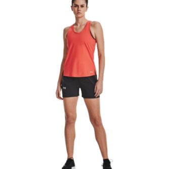 Under Armour Iso-Chill 200 Laser Tank - XS, Ventilerende Løbetop til Dame, Orange