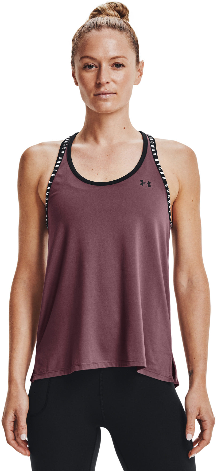 Under Armour Knockout Træningstop Dame Xs Lilla Under Armour Knockout Træningstop Dame Xs Lilla