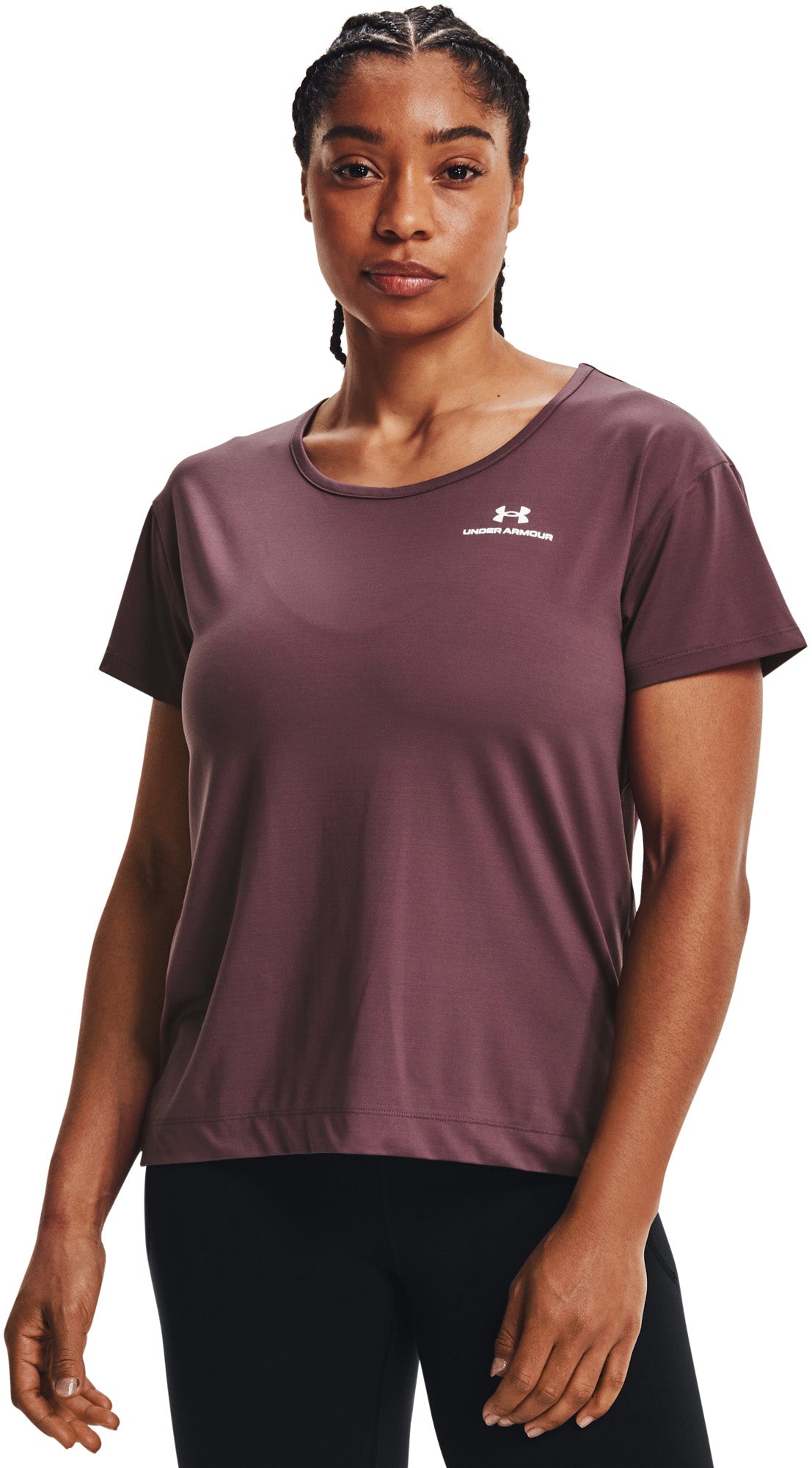 Under Armour Rush Energy Core Trænings Tshirt Dame Xs Lilla Under Armour Rush Energy Core Trænings Tshirt Dame Xs Lilla