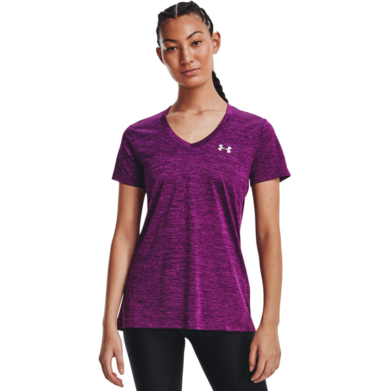 Under Armour Tech Twist Tshirt Dame Lilla Under Armour Tech Twist Tshirt Dame Lilla