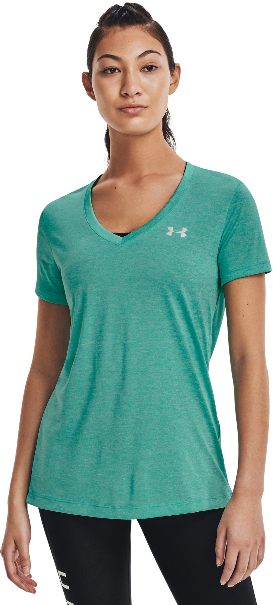 Under Armour Tech Twist Tshirt Dame Xs Grøn Under Armour Tech Twist Tshirt Dame Xs Grøn