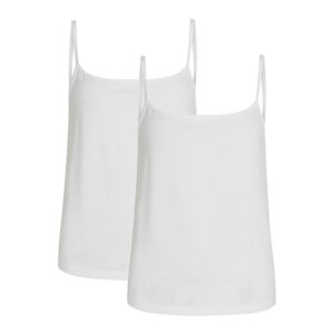 Urban Quest 2-Pack Bambus top, hvid, Størrelse: XS, Dame