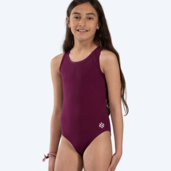 Watery badedragt til piger - Eco Poolparty - Ruby Red