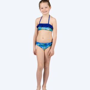Watery havfruebikini til børn - Sæt - Rainbow Bloom - Havfruehaler til børn (Sæt)