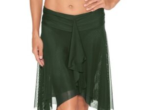 Wiki Basic Beach Skirt Mørkgrøn polyester Small Dame