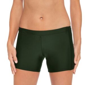 Wiki Basic Panty With Leg Mørkgrøn 38 Dame