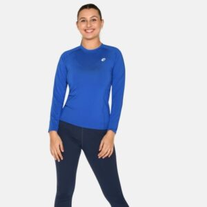 Zebdia Baselayer LS Tee Str. L Dame - Svedtransporterende, Letvægts, Ideel til Løb