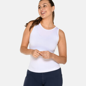 Zebdia Women Seamless tank top, hvid, Størrelse: XS/S, Dame