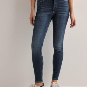 Calvin Klein Jeans - Blå - High Rise Super Skinny Ankle