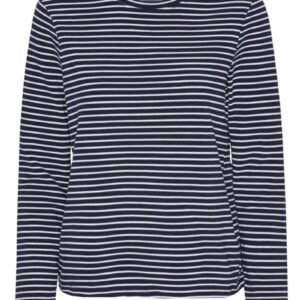 Continue - Bluse - Daimi - Navy Blue Stripe