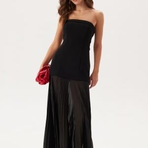 FOREVER NEW Bethie Strapless Sheer Skirt Dress Black 34(UK6)