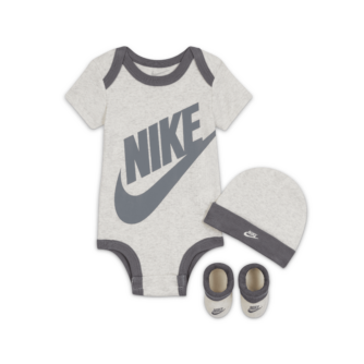Nike-sæt i tre dele til babyer (0-6 M) - brun