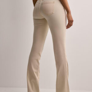 Only - Beige - Onlblush Mid Flared Dnm DOT019 Noos