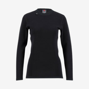 Ulvang - Comfort 200 uldundertrøje til dame (Sort) - XS