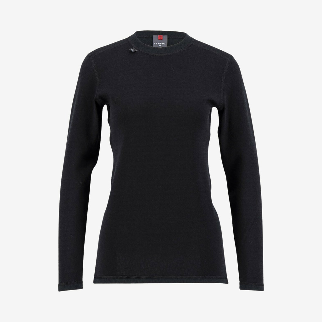 Ulvang - Comfort 200 uldundertrøje til dame (Sort) - XS Ulvang - Comfort 200 uldundertrøje til dame (Sort) - XS