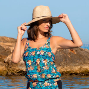 Wiki Florence Tankini bikini top, multi, Størrelse: S C/D, Dame