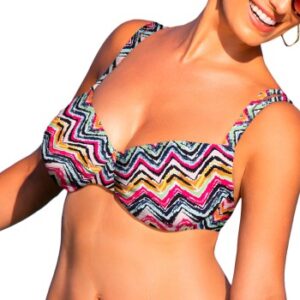 Wiki Jamaica Adjustable Bikini Top Flerfarvet B 75 Dame