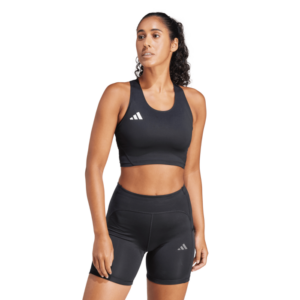 adidas Adizero E Crop Top Str. L Sort