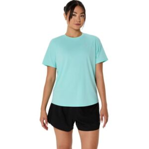 Asics Core SS Top Str. L Blå Dame - Letvægts T-shirt til løb og træning