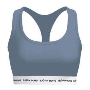 Björn Borg Bh Logo Soft Top Grå bomuld Small Dame