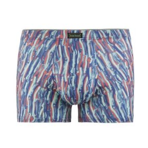 Bruno Dance Short 2P Blå Mønster polyester Small Herre