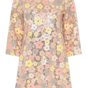 Bruuns Bazaar - Kjole - Women AlternifoliusBBKeiran Dress - Multi Flower Sequins (Levering midt april)