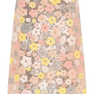 Bruuns Bazaar - Nederdel - Women AlternifoliusBBJoannas Skirt - Multi Flower Sequins (Levering midt april)
