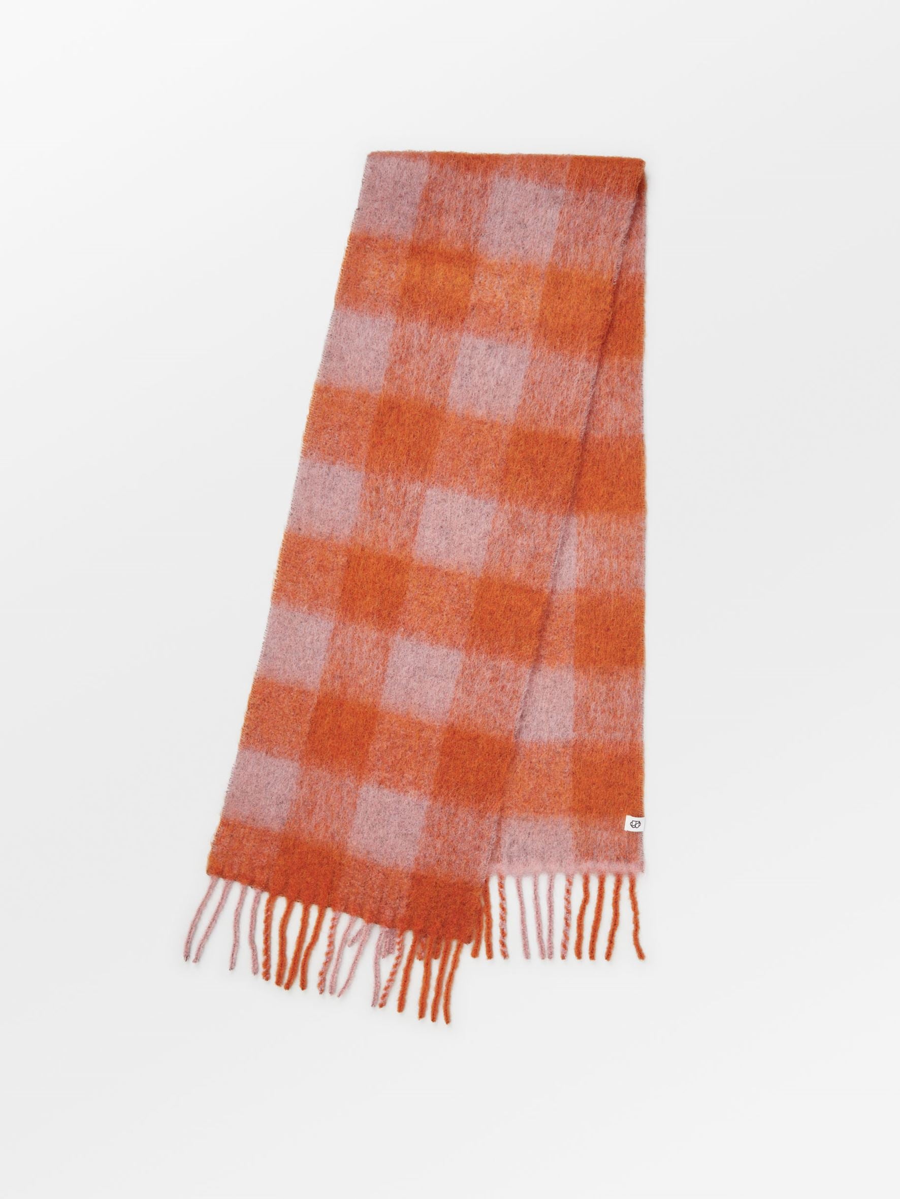 Check Mincho Tørklæde - Orange Check Mincho Tørklæde - Orange