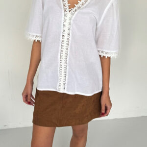 Continue - Bluse - Daisy - White (Levering midt april)