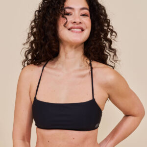 Copenhagen Cartel Sanur bikini top uden bøjle, sort, Størrelse: XS, Dame