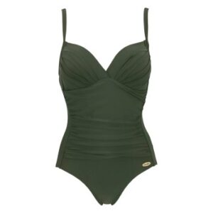 Damella Miranda Swimsuit Mørkgrøn B/C 38 Dame