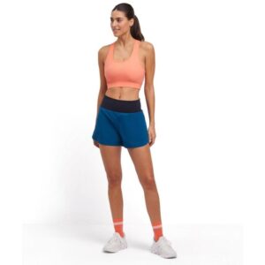 Falke RU Heat Shorts Str. L - Blå Pond til løb i koldt vejr, perfekt til aktive mænd der ønsker komfort og varme.