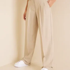 JJXX - Beige - Jxmary Regular Pleated Mw Pant Noos