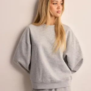 JJXX - Grå - Jxally Rlx Ls Crew Swt Sn