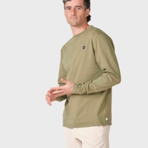 Klitmøller Collective - Atwood L/S tee - Forest green - S