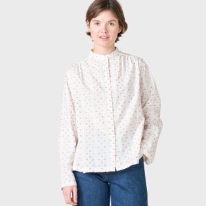 Klitmøller Collective - Tracy shirt - White/red - XS