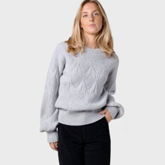 Klitmøller Collective - Ulrikke knit - Pastel grey - XS