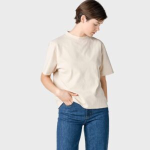 Klitmøller Collective - Uma mock tee - Pastel sand - XS