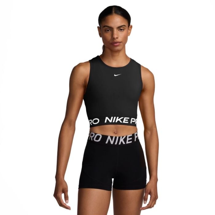 Nike Pro Dri-FIT Cropped Tank Top Str. L - Let og åndbar træningstop til kvinder Nike Pro Dri-FIT Cropped Tank Top Str. L - Let og åndbar træningstop til kvinder