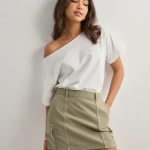 Only - Beige - Onlprime Mw Short Cargo Skirt Cc Pn