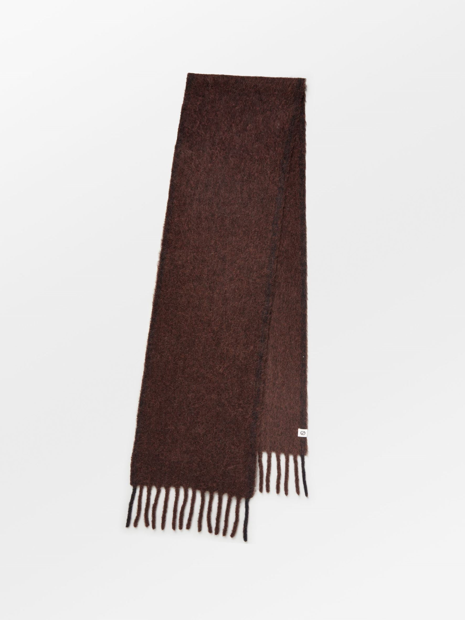 Solid Yuta Scarf - Brown Solid Yuta Scarf - Brown