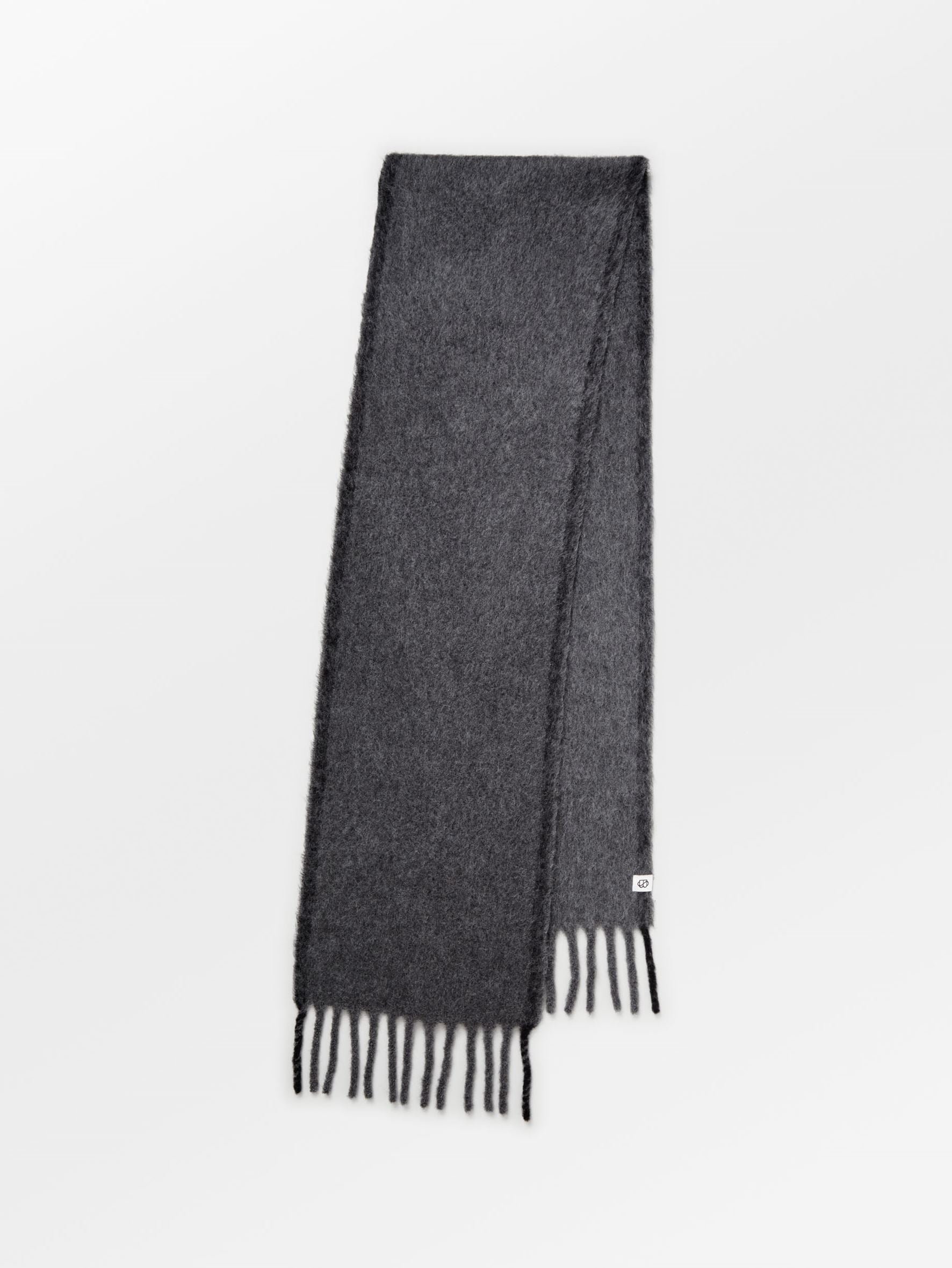 Solid Yuta Scarf - Grey Solid Yuta Scarf - Grey