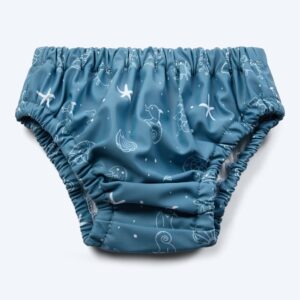 Watery blebadebukser til børn - Foss Lining Nappy - Atlantic Blue