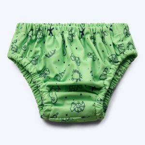 Watery blebadebukser til børn - Foss Lining Nappy - Atlantic Green