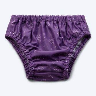 Watery blebadebukser til børn - Foss Lining Nappy - Atlantic Purple