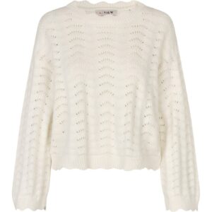 A-View - Bluse - Beana Knit Blouse - Off White