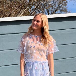 A-View - Bluse - Denja Blouse - Light Blue (Levering start juni)