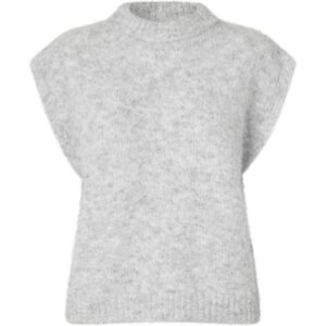 A-View - Vest - Patrisia Knit Vest - Light Grey Melange