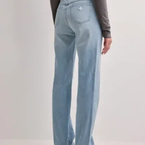 Abrand Jeans - Blå - A 99 Low Straight Gina