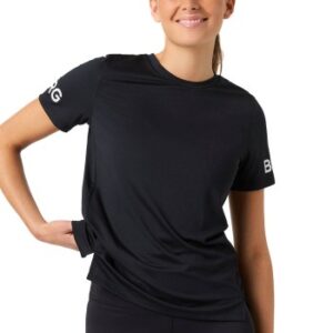Björn Borg T-shirt Women Sort polyester Small Dame